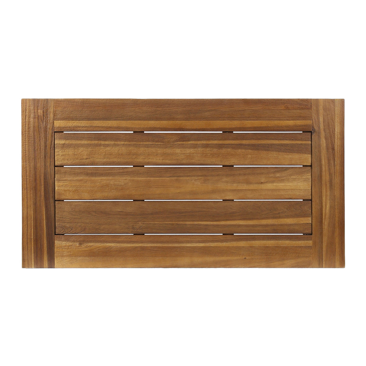 Carlisle - Industrial Coffee Table With And Slat Panel Design - Natural