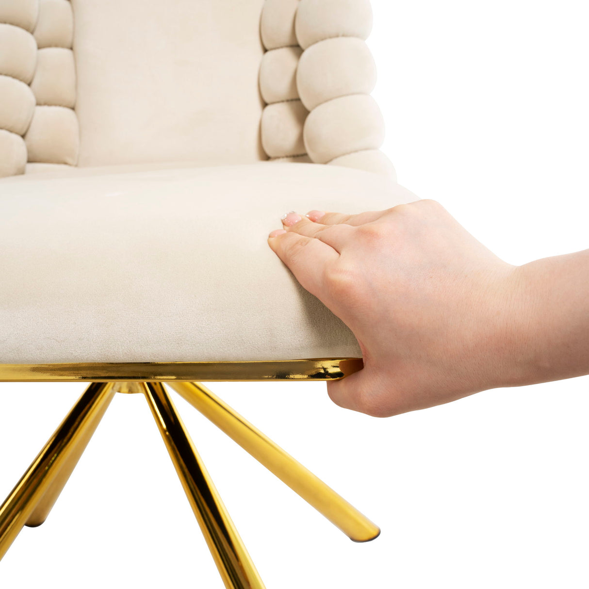 Upholstered Swivel Dining Chairs (Set of 2)