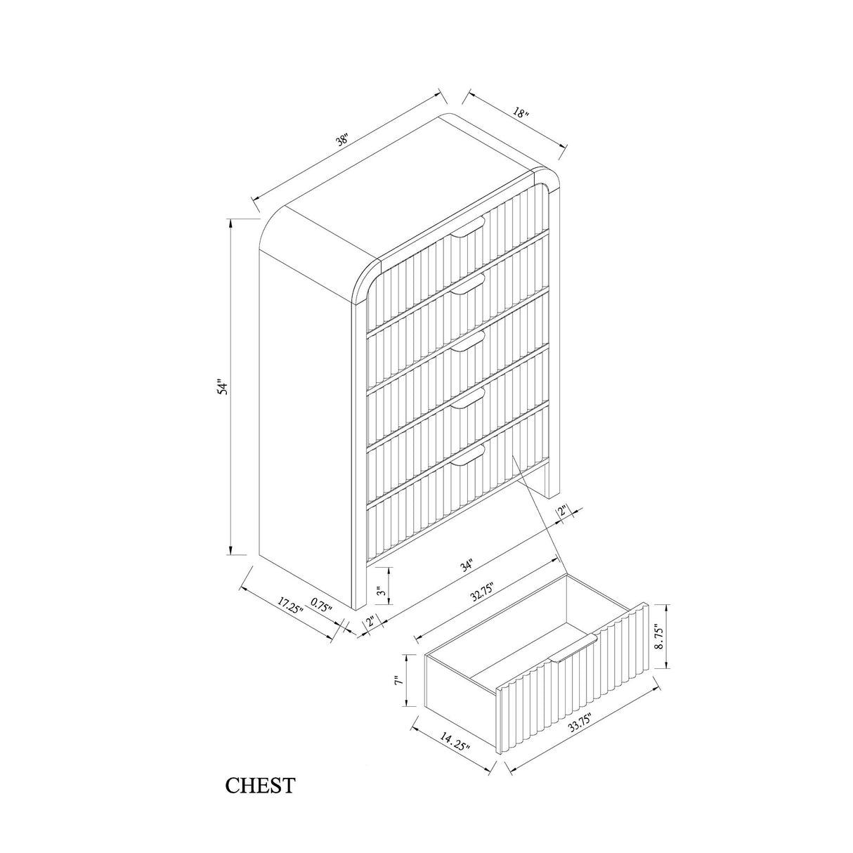 Beverly - 5 Piece Bedroom Set With Cooler