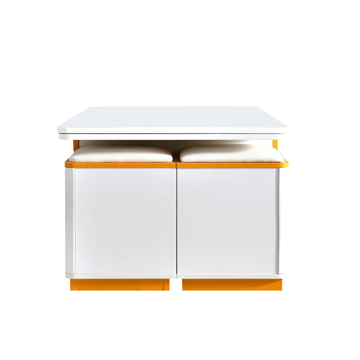 Multi Functional Adjustable Coffee Table With 4 Storage Stools