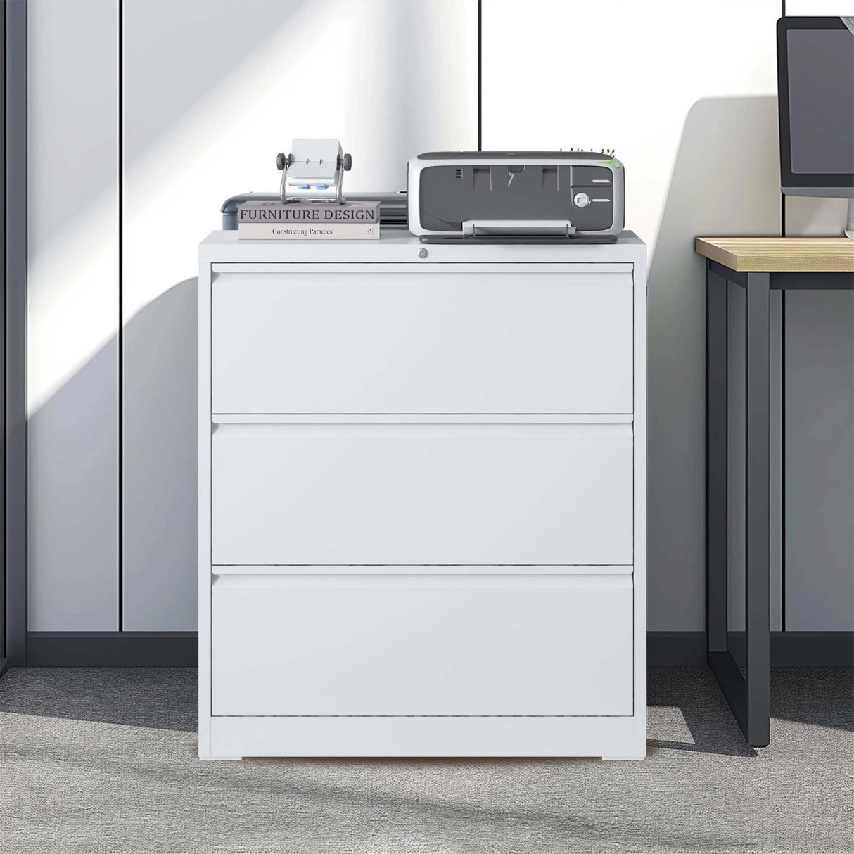 Premium Drawer Metal Lateral File Cabinet With Lock