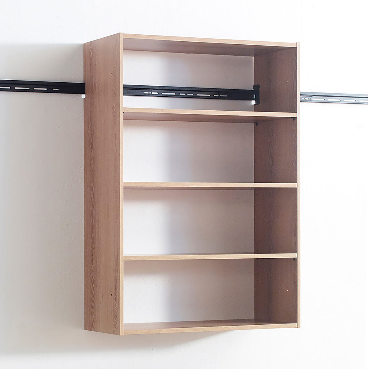 Devi - Wall Mounted Wood Closet System With Modular Units