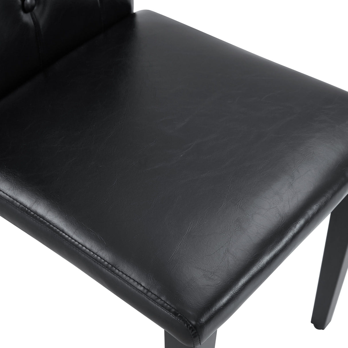 Dining Chairs With Ergonomic Buckle Backrest For Family Dining Rooms