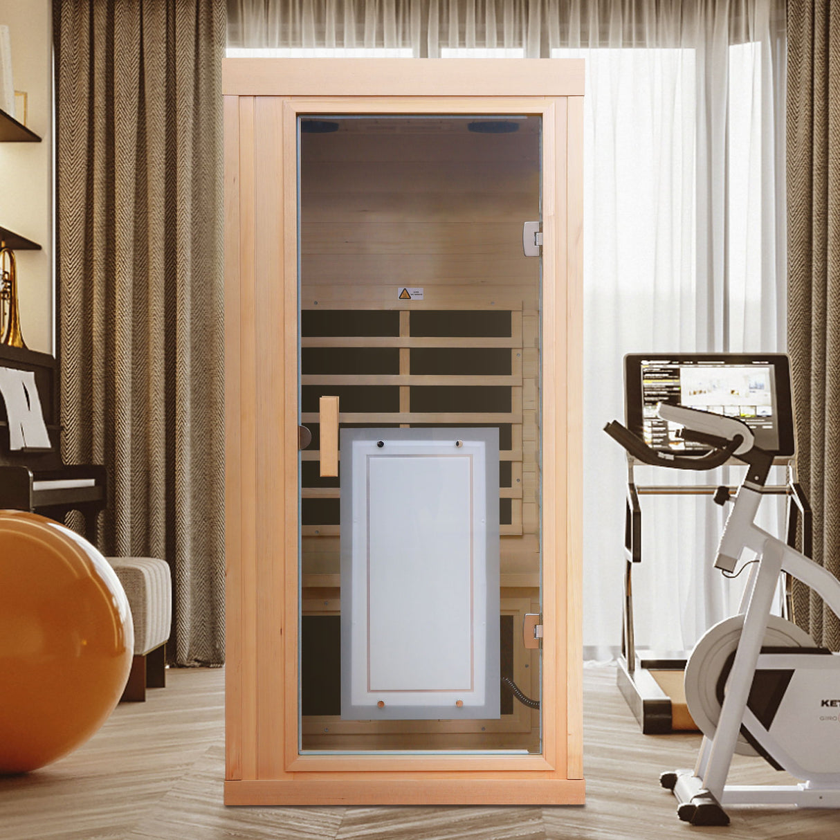 One Person Far Infrared Standard Indoor Sauna Room