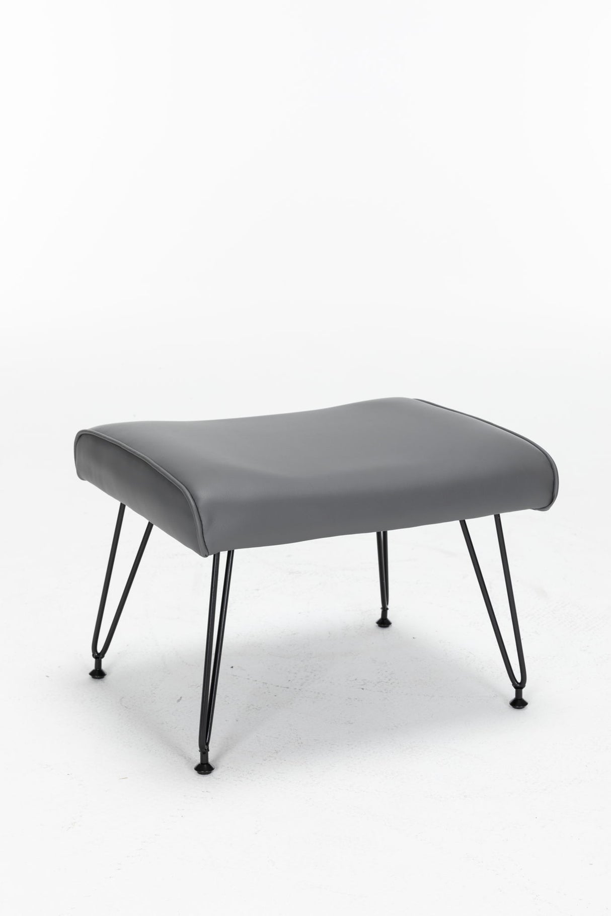 Rocking Accent Chair With Lumbar Pillow And Ottoman