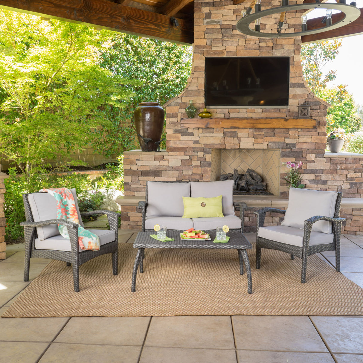 Honolulu - Wicker Set Outdoor Seating