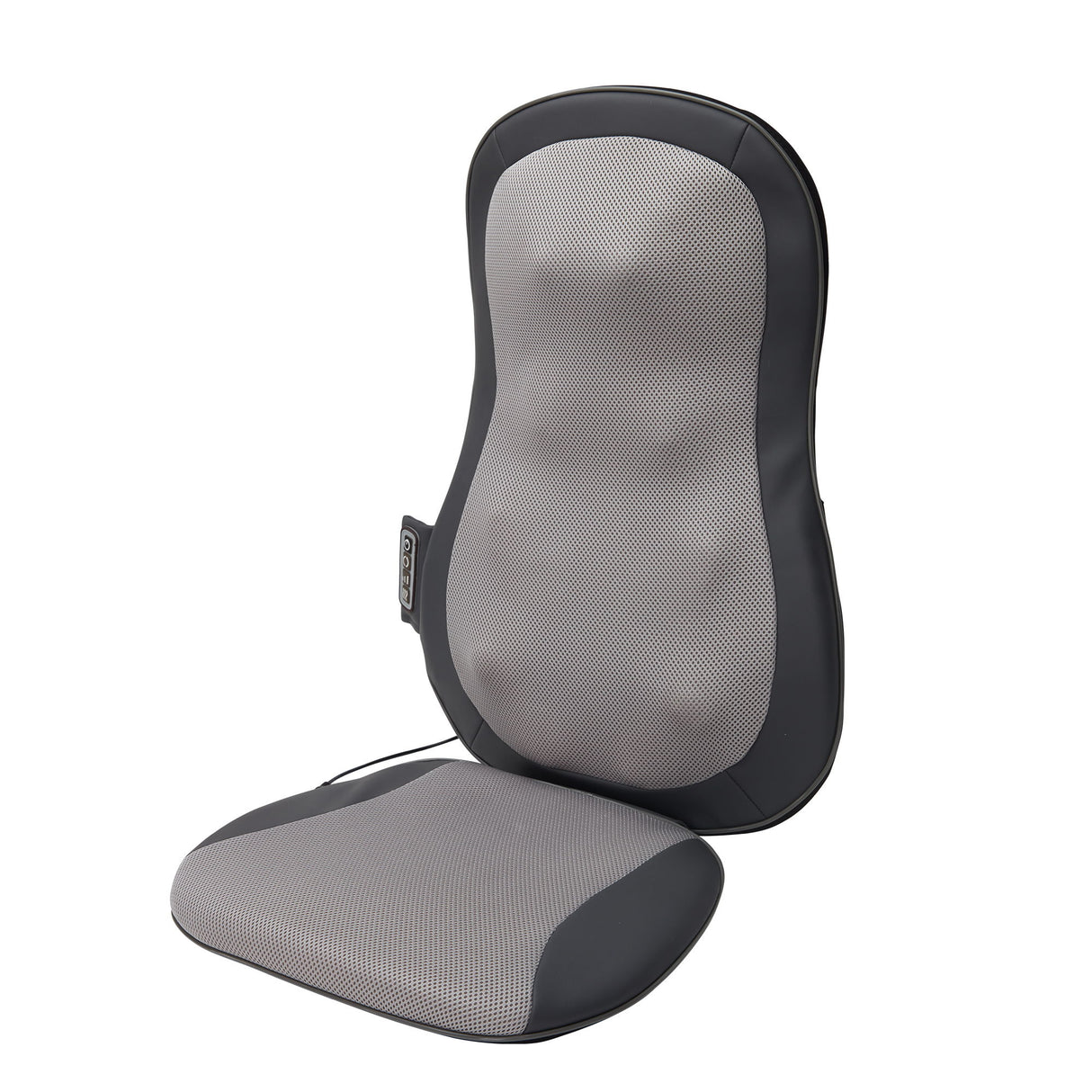 Therapeutic Shiatsu Massage Cushion With Heat Function, Polypropylene - Gray