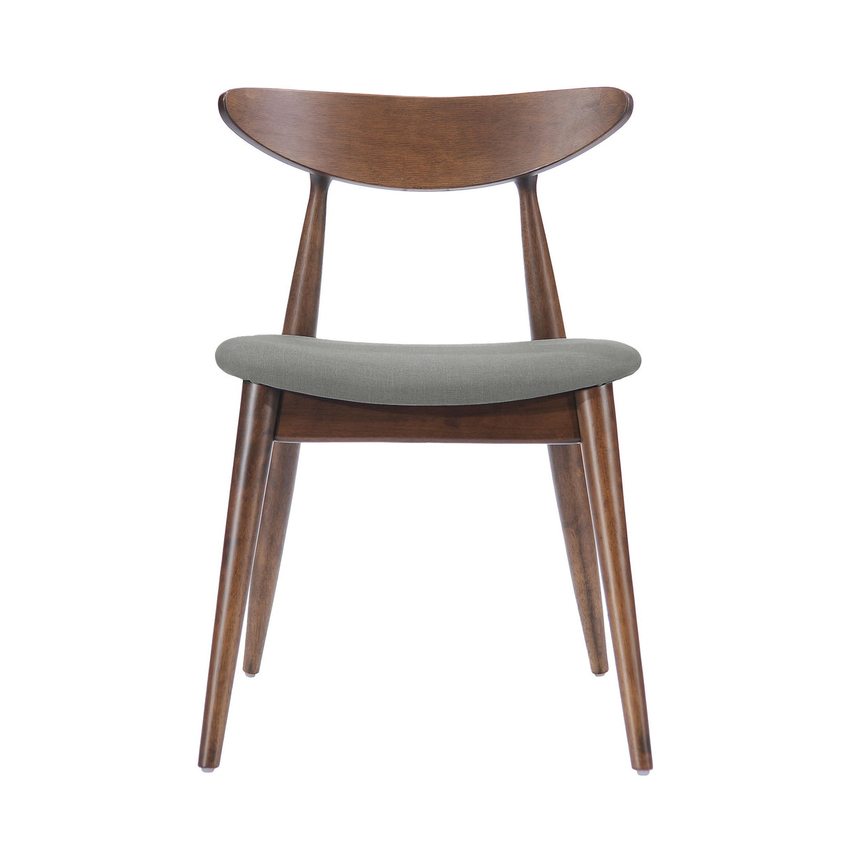 Retro Dining Chairs With Ergonomic Back (Set of 2)