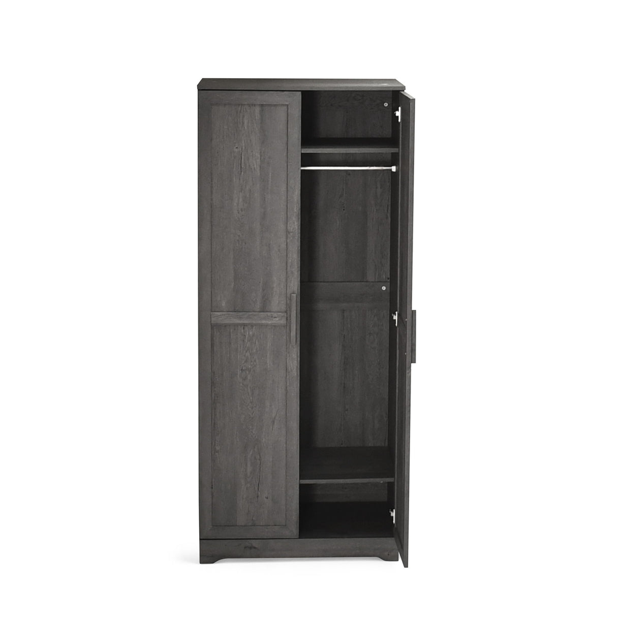 Danbury - Wood Wardrobe - Gray