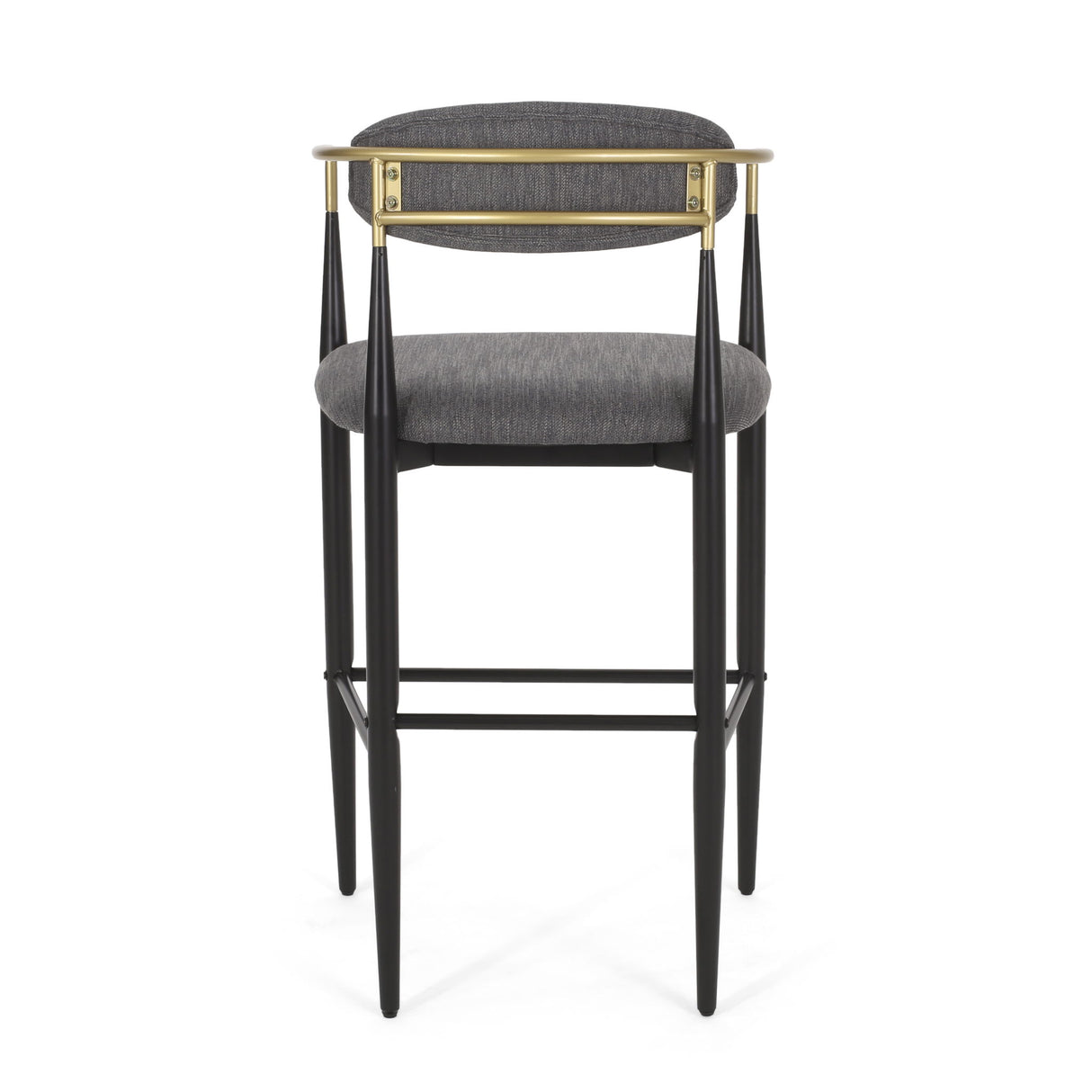 Upholstered Bar Stools With Backs For Kitchen Island (Set of 2)