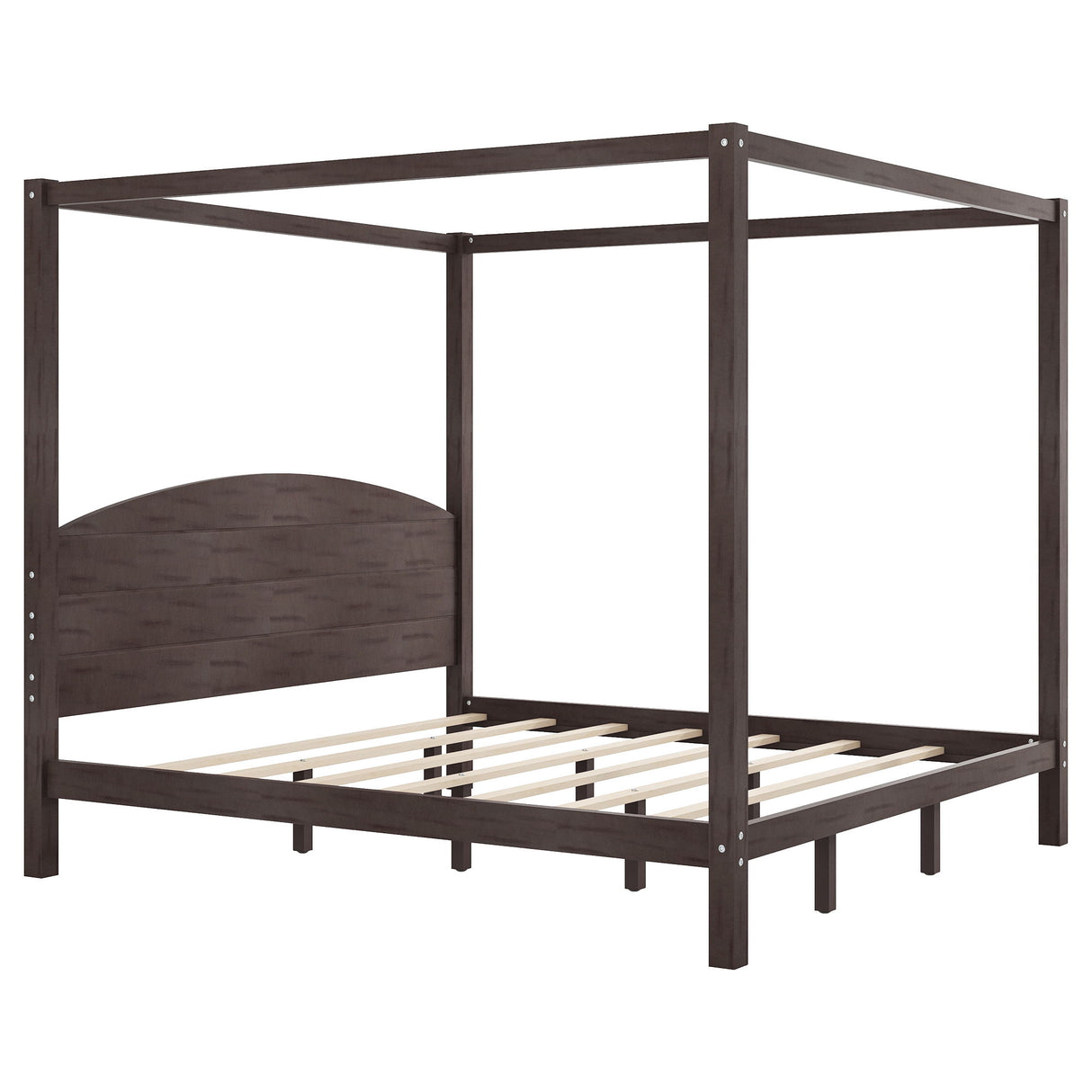 anopy Platform Bed With Headboard And Support Legs