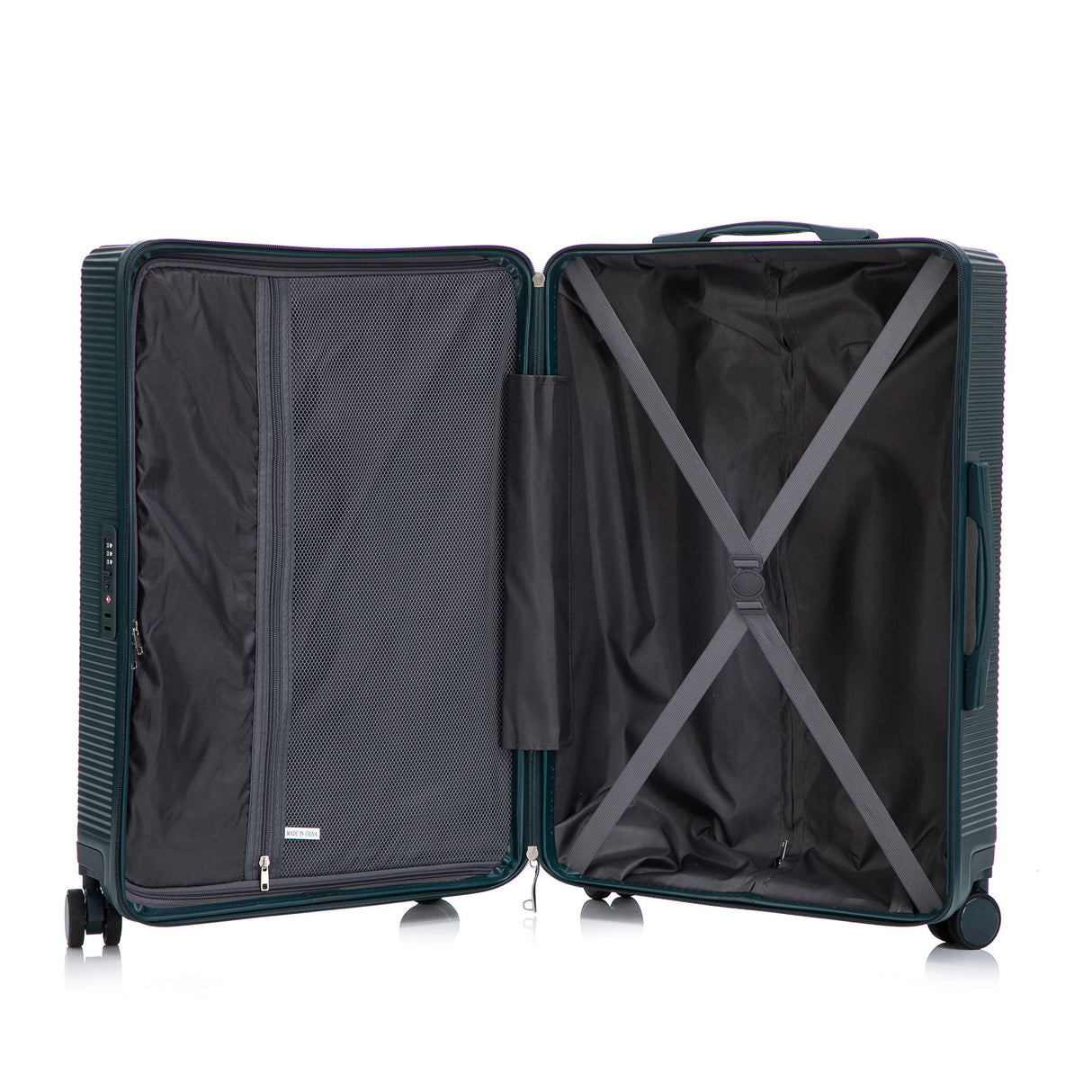 20" / 24" / 28" 3 Pieces / Set Spinner Wheel Luggage, Carry On Suitcase, Matching Color, TSA Combination Lock