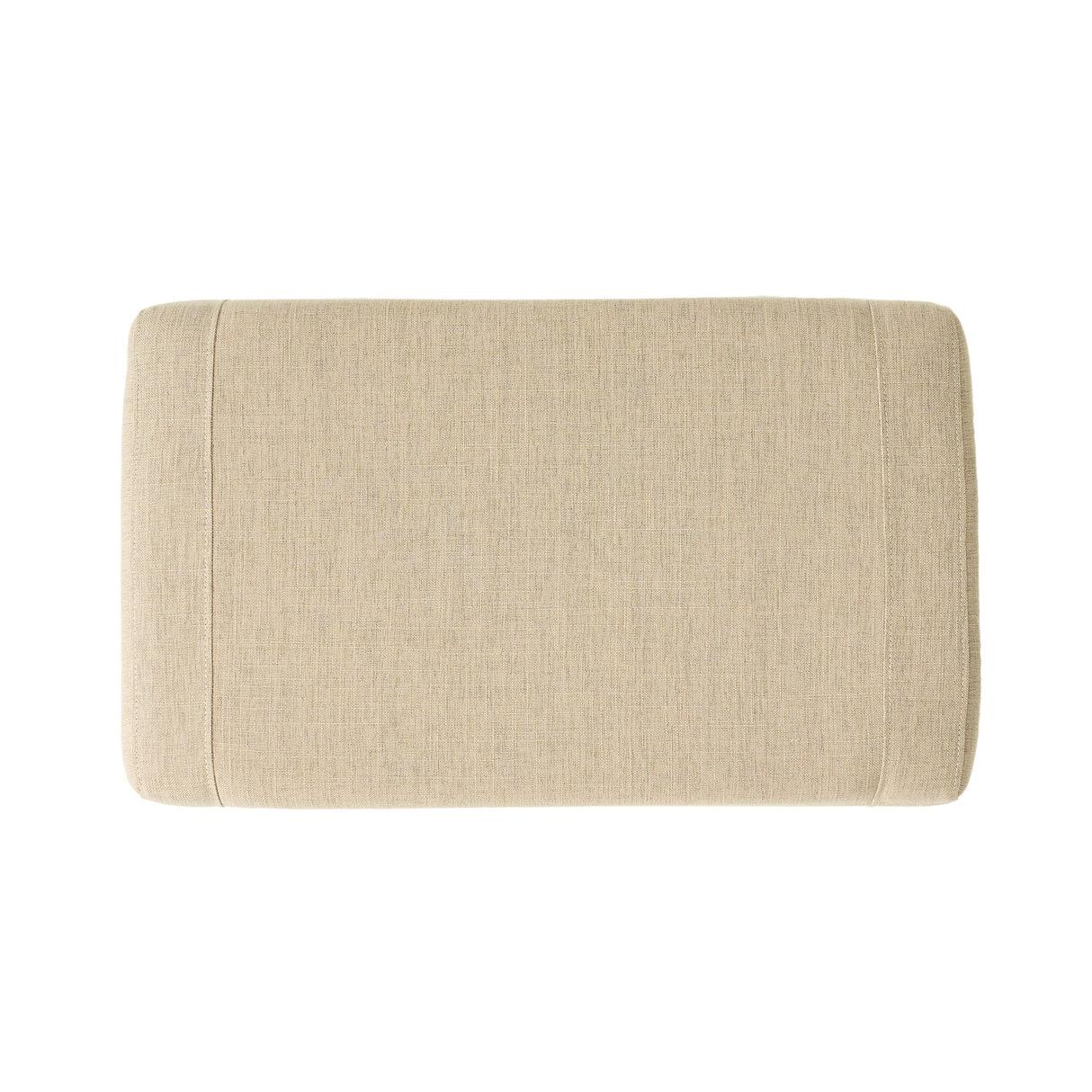 Elegant Upholstered Armchair With Ottoman Set - Beige