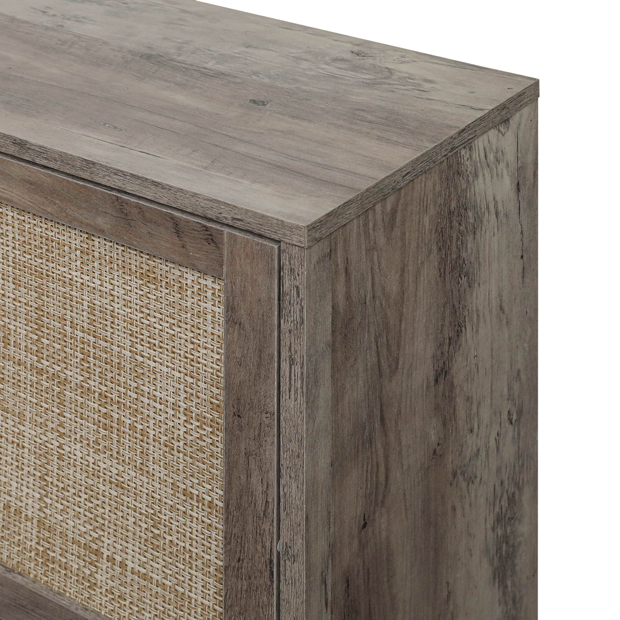 4 Door Shoe Rack, Freestanding Modern Shoe Storage Cabinet