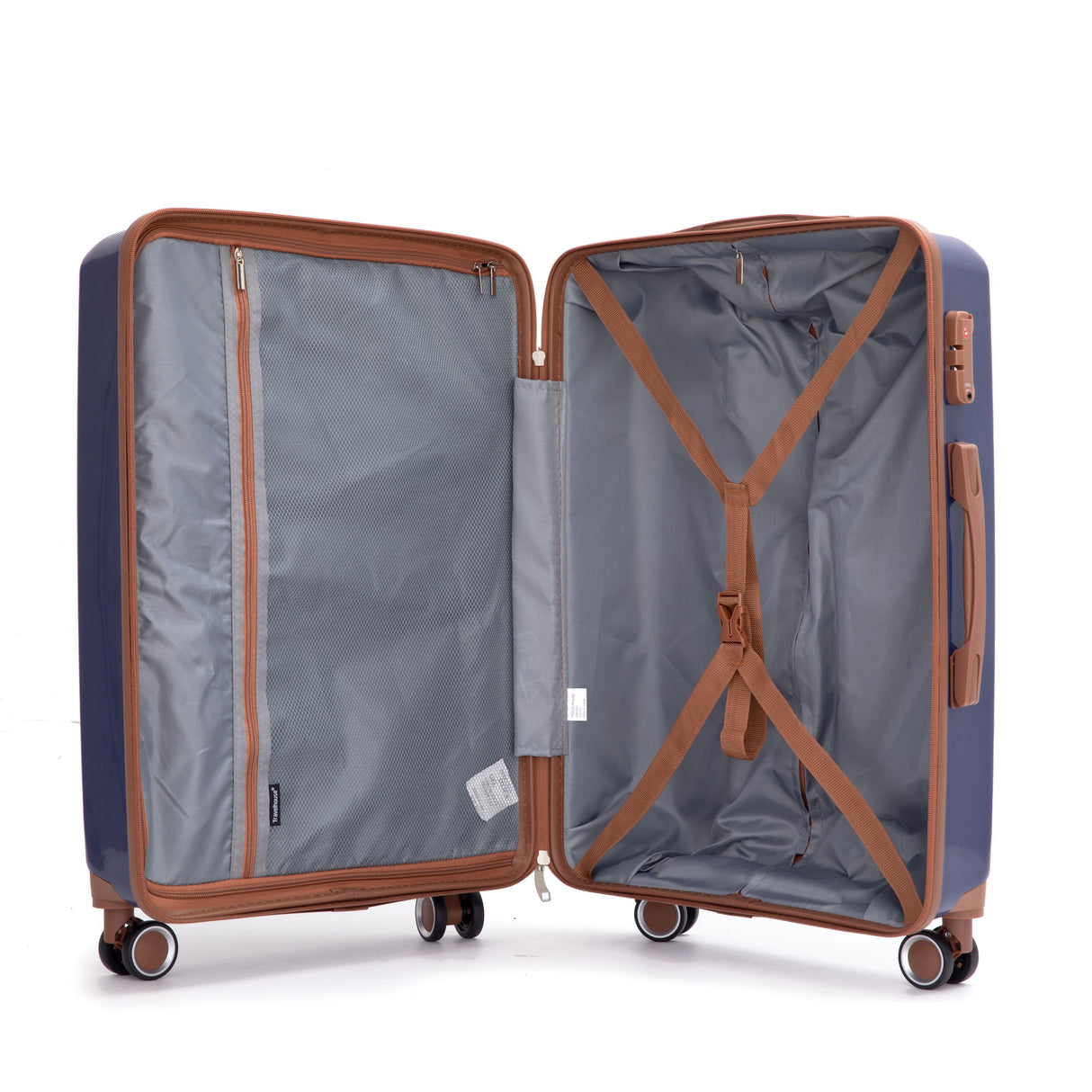 5 Piece Set Hardshell Carry On Luggage Set With Tsa Lock