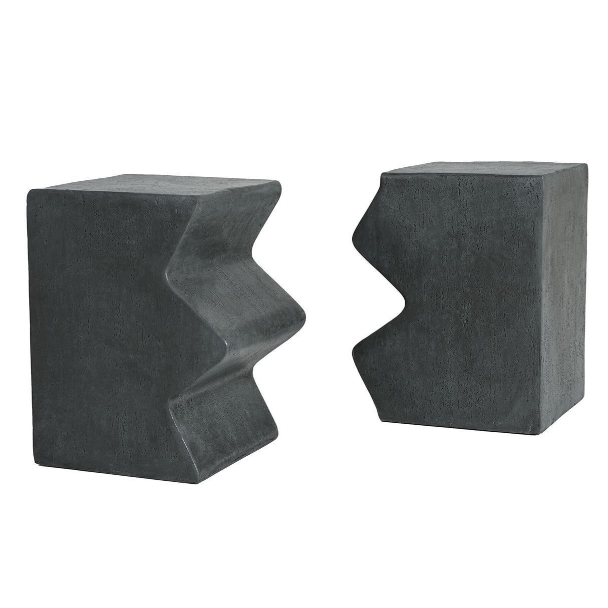 Rectangular Outdoor Indoor Accent Side Table (Set of 2)