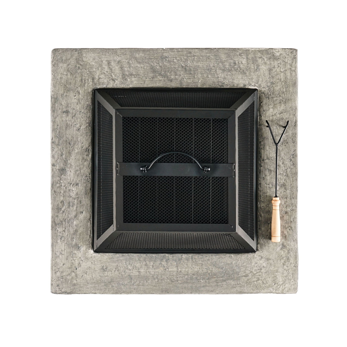 Outdoor Wood Bruning Magnesium Oxide Fire Pit With Lid