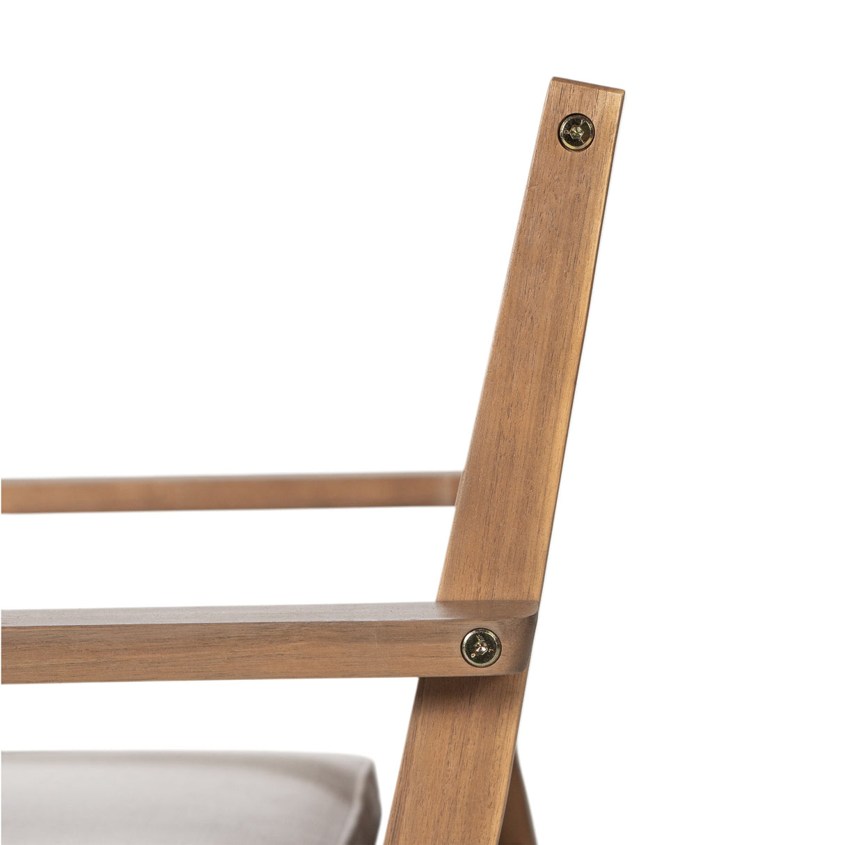 5 Piece Patio Furniture Set Acacia Wood Table And 4 Heavy Duty Cushioned Chairs