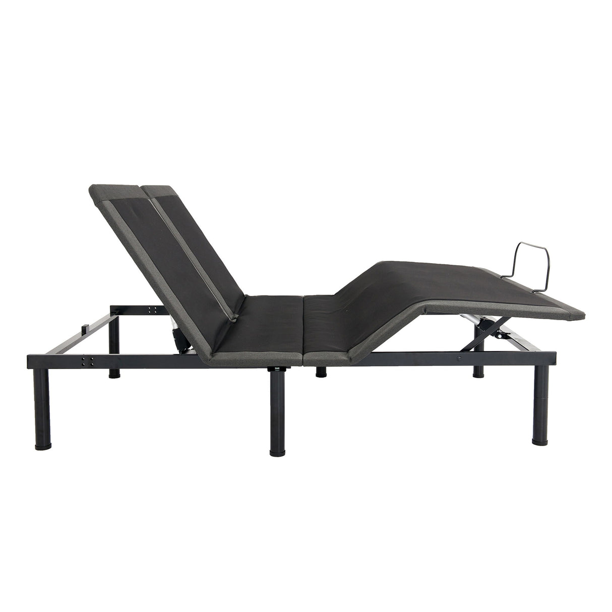 Refresh - 12" Queen Size Flex Head Memory Foam Hybrid Mattress And Adjustable Base Bundle - Blue