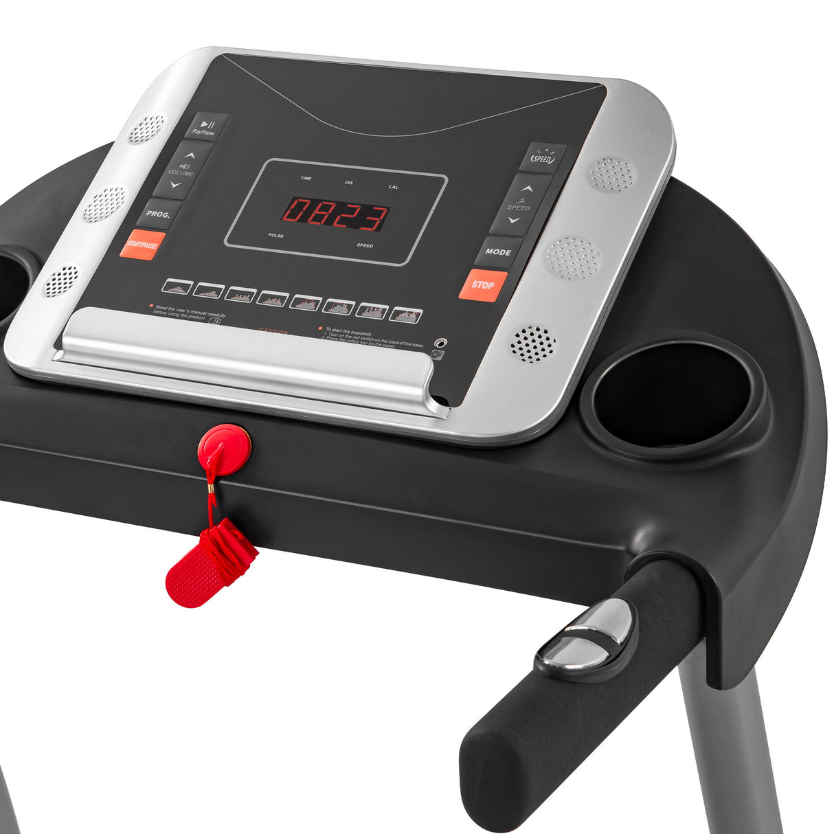 Foldable Treadmill With Incline For Running Walking Exercise - Black