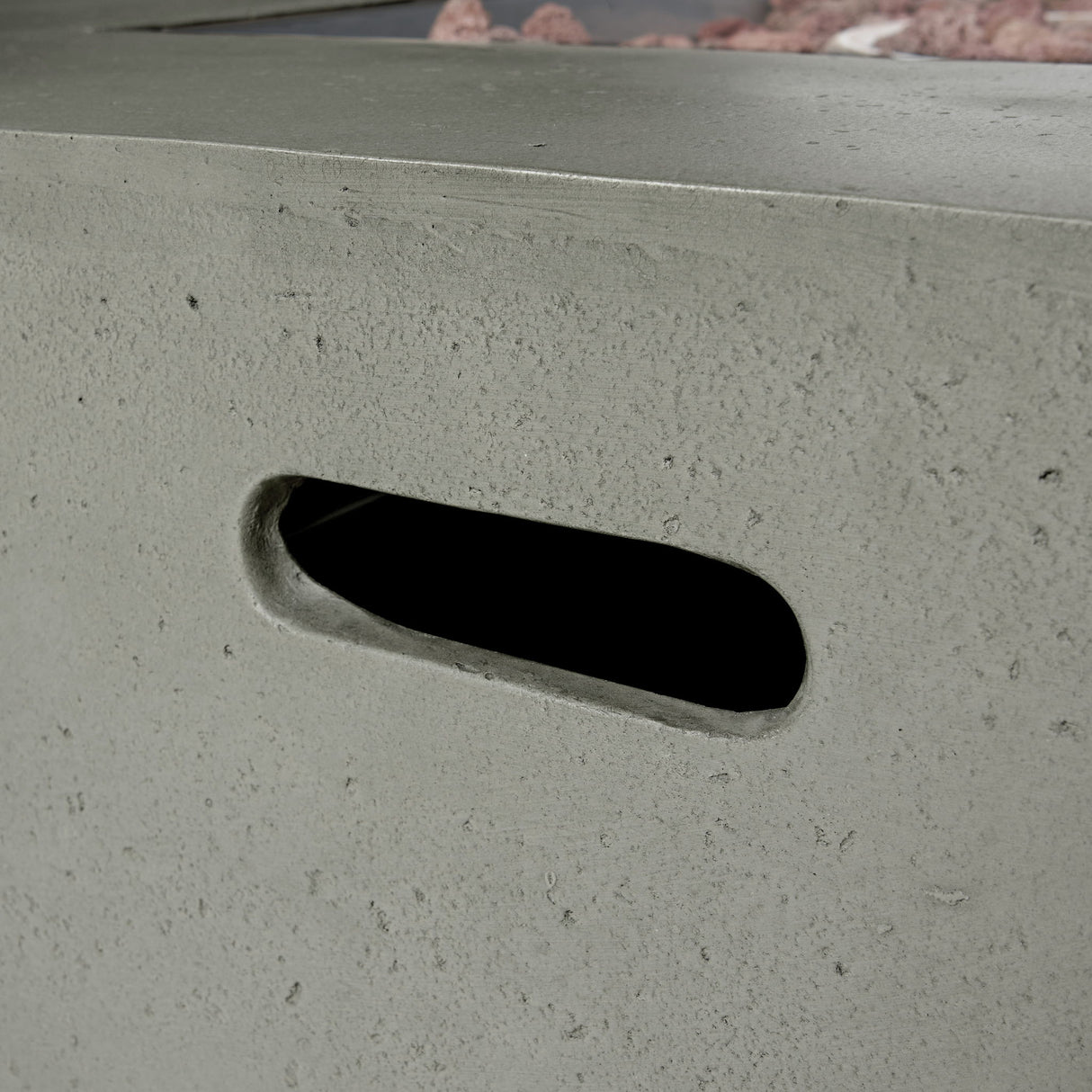 Modern 50,000 Btu Square Fire Table With Propane Tank