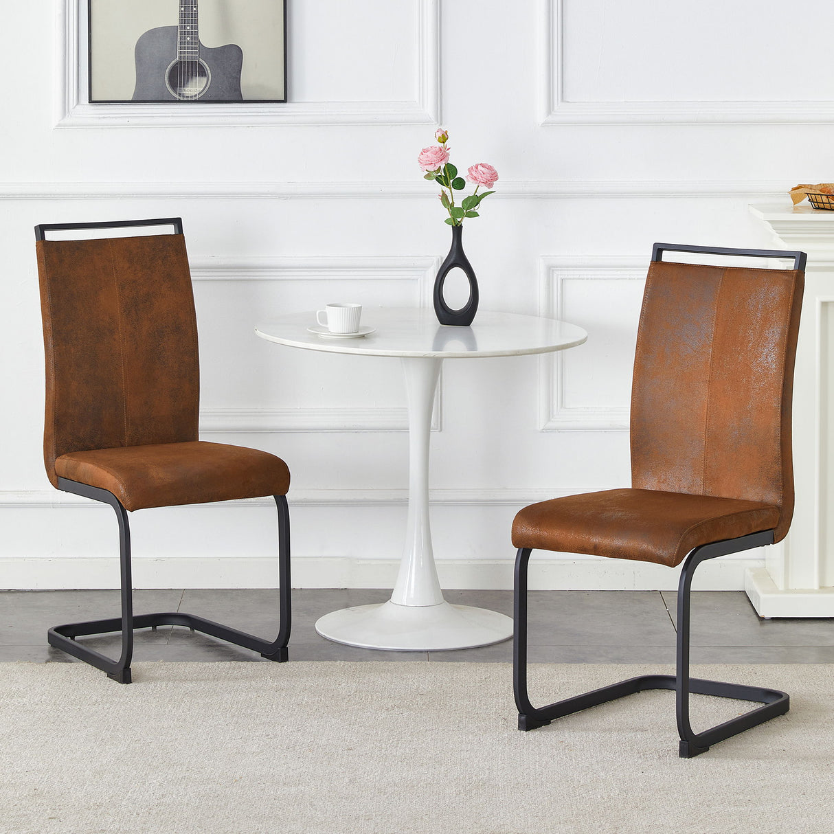 Dining Chairs With Ergonomic Backrest