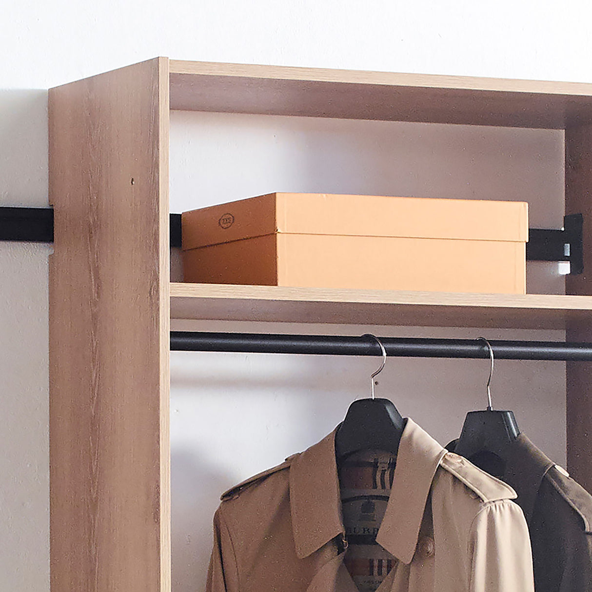 Devi - Wall Mounted Wood Closet System