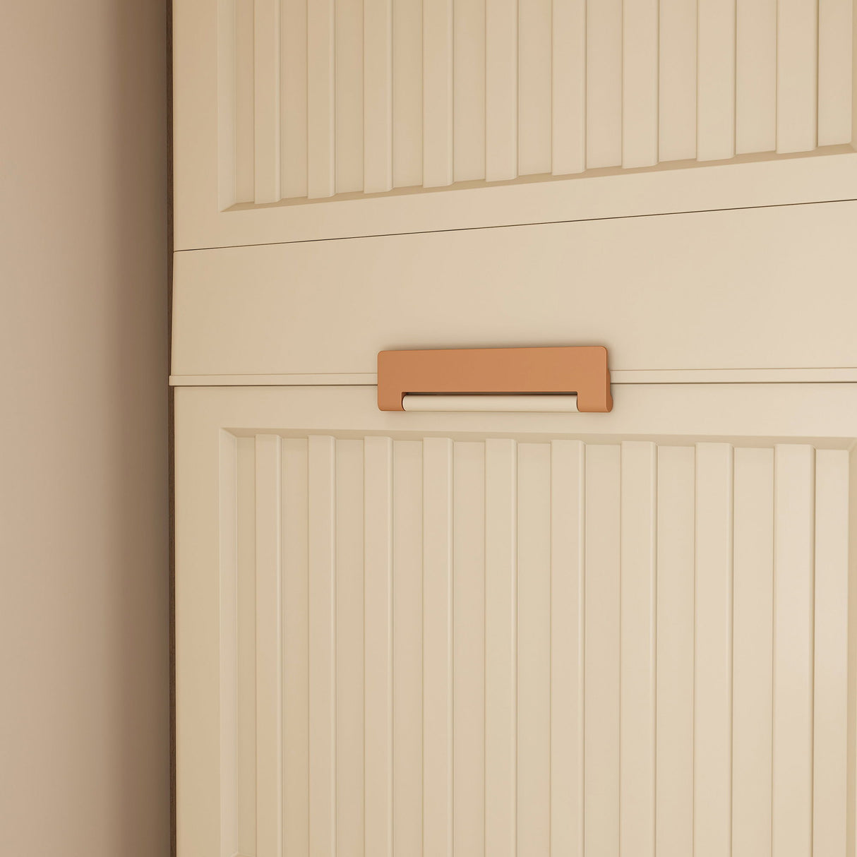 Portable Wardrobe Closet Storage Organizer For Clothes, 6 Magnetic Doors With 6 Cubes & 2 Hanging Rods, 6 Hangers - Cream White