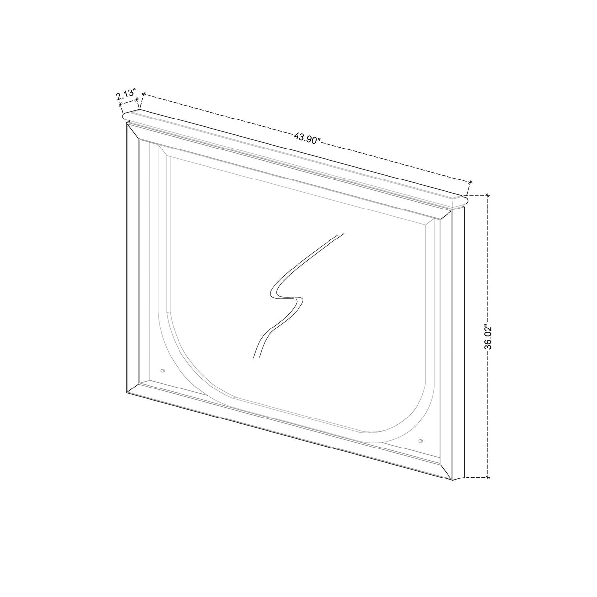 Uriuni - 5 Piece King Bedroom Set With Panel Headboard And LED Lighting - Gold / White