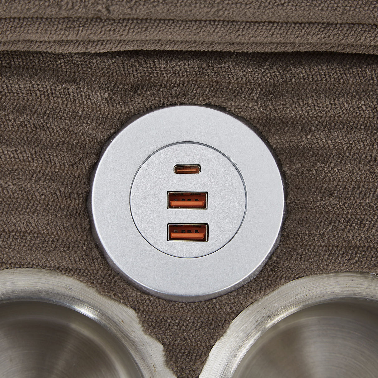 Modern U-Shaped Sectional Sofa With Storage Ottomans