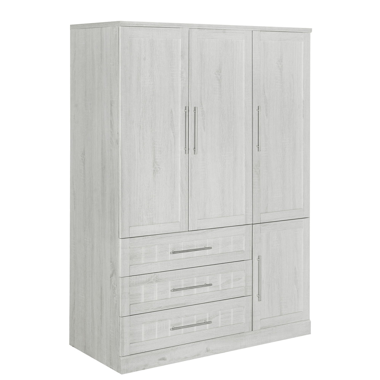 4 Door Wardrobe Armoire With 3 Drawers