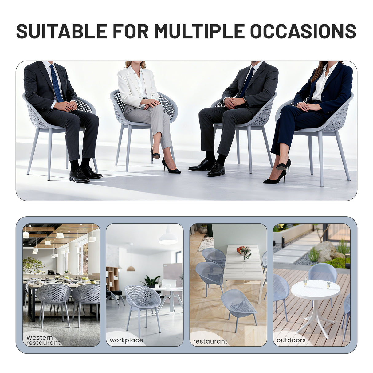 2 Pack Lounge Chair Set & Folding Square Table