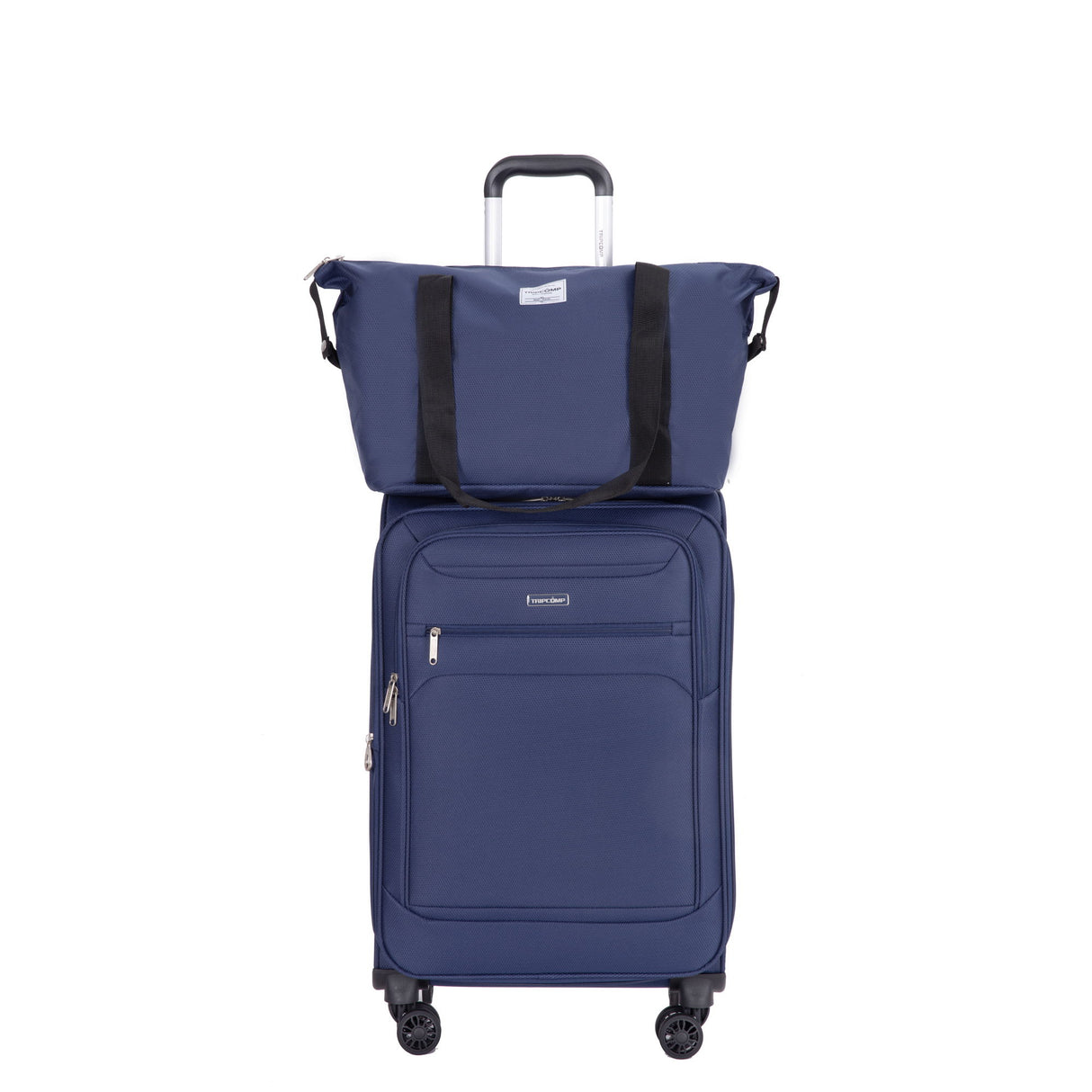 3 Piece Luggage Sets, Softshell Suitcase Spinner Wheels