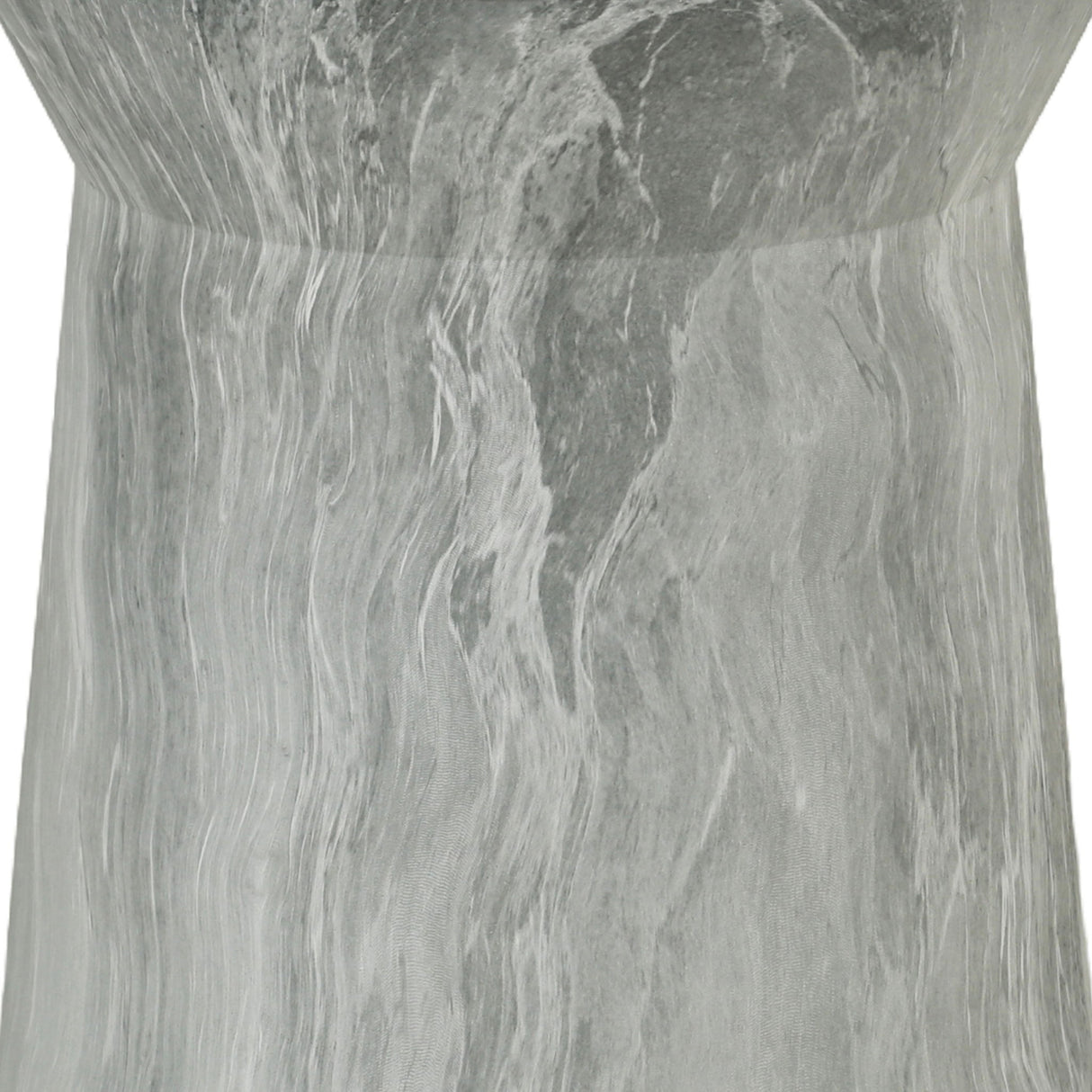 Round Outdoor End Table - Marble