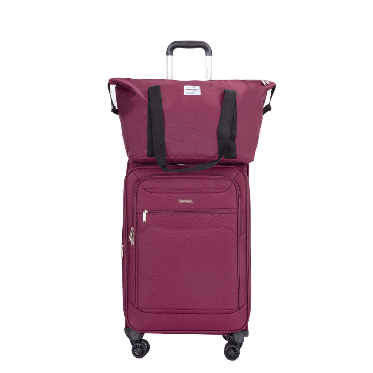 3 Piece Luggage Sets, Softshell Suitcase Spinner Wheels