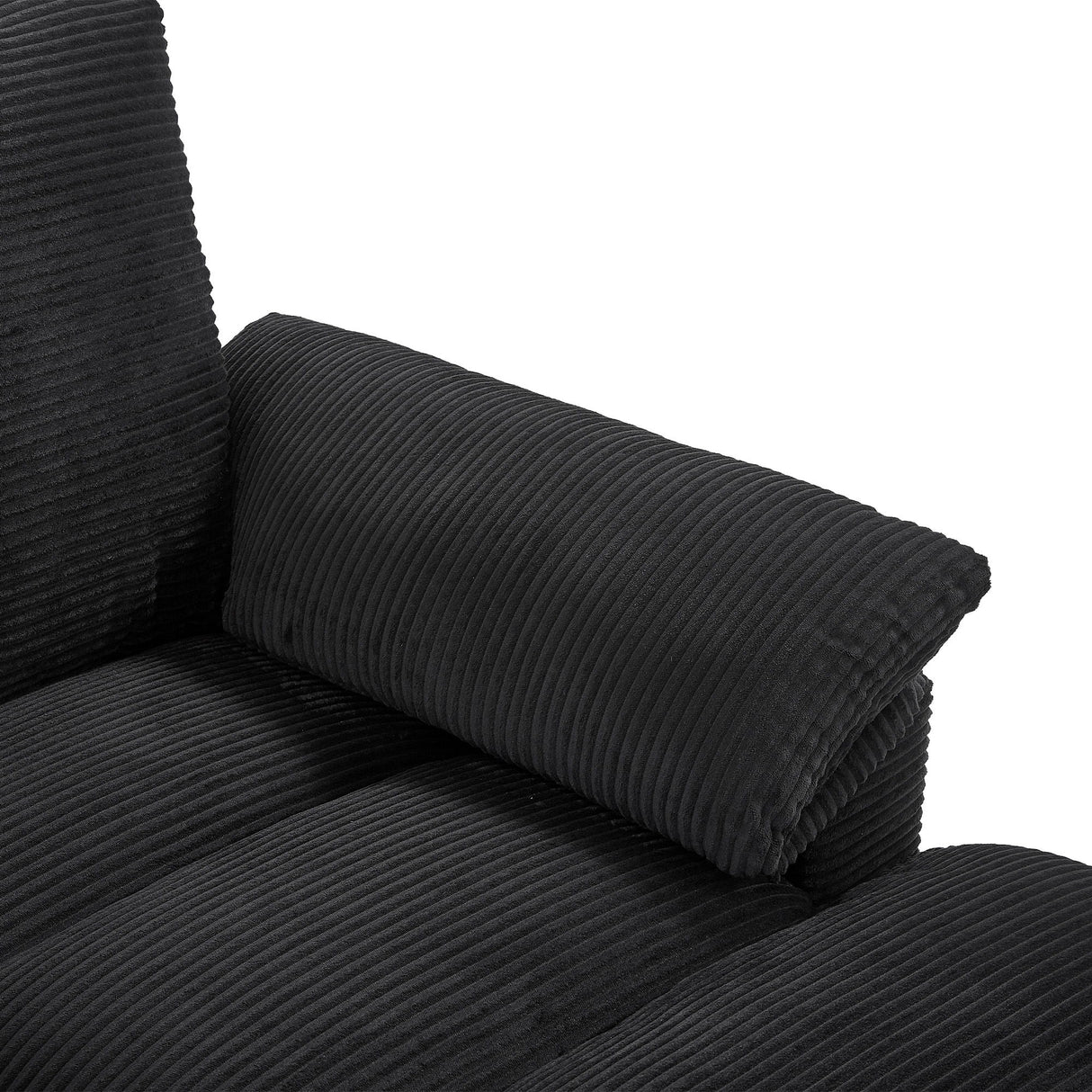 Modern U-Shaped Sectional Sofa With Storage Ottomans