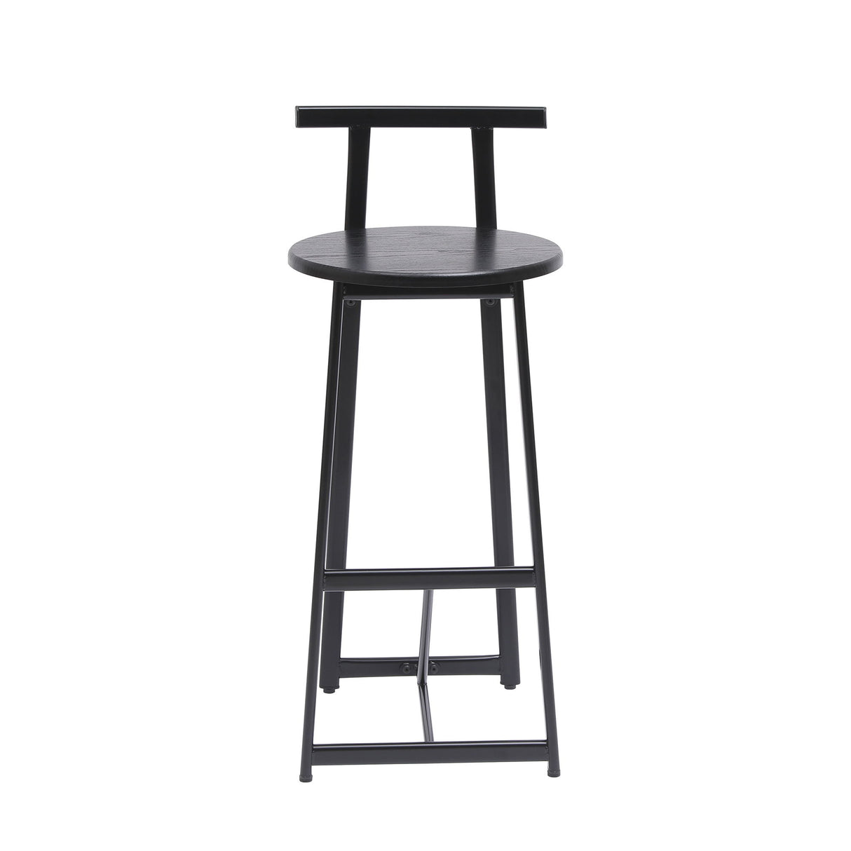 Modern Bar Stools With Backrest For Kitchen (Set of 3)