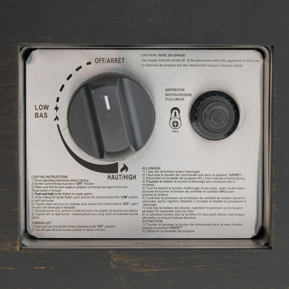 Modern Rectangular Iron Fire Pit 50,000 Btu