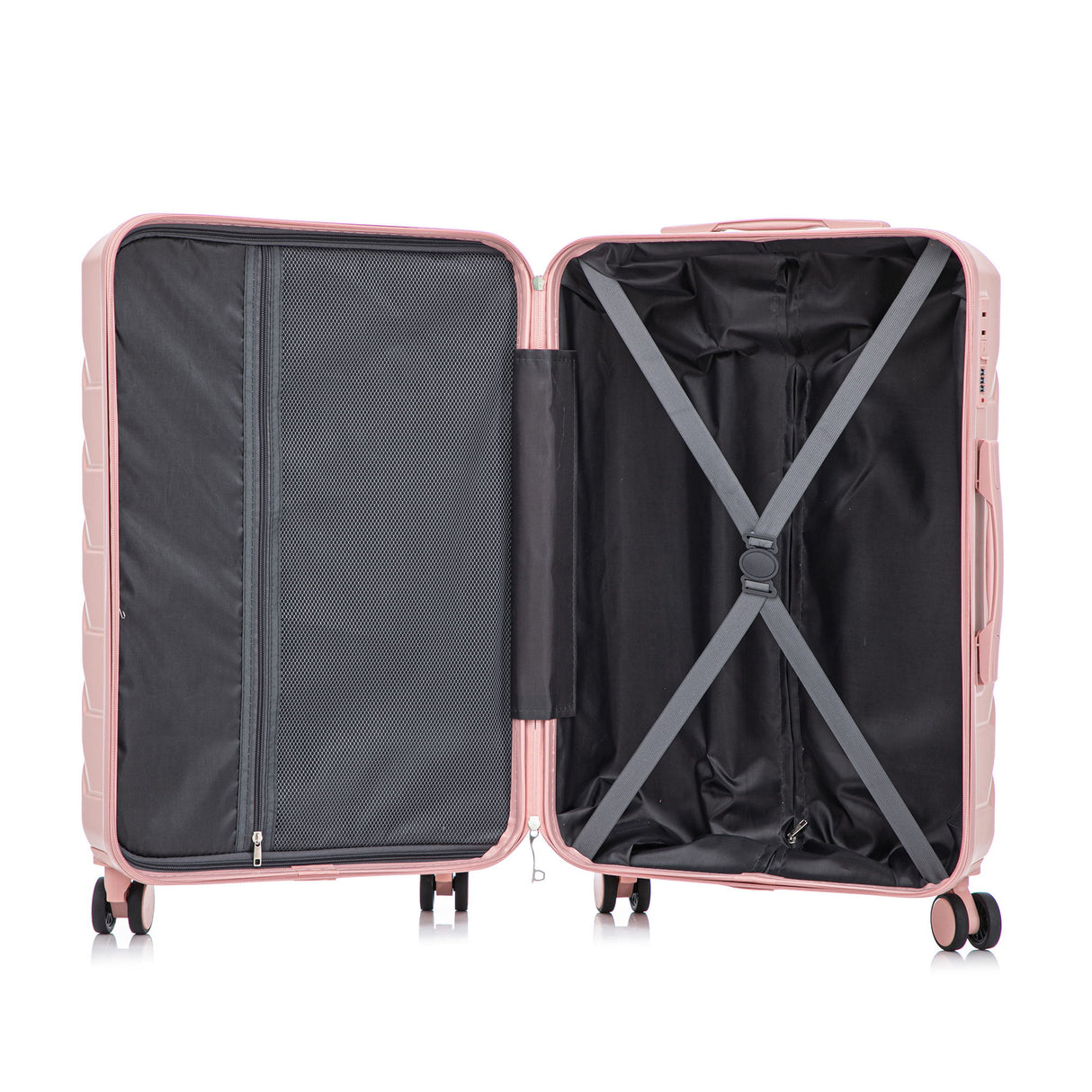 3 Pieces Set 20" / 24" / 28" Spinner Wheel Luggage With Combination Lock