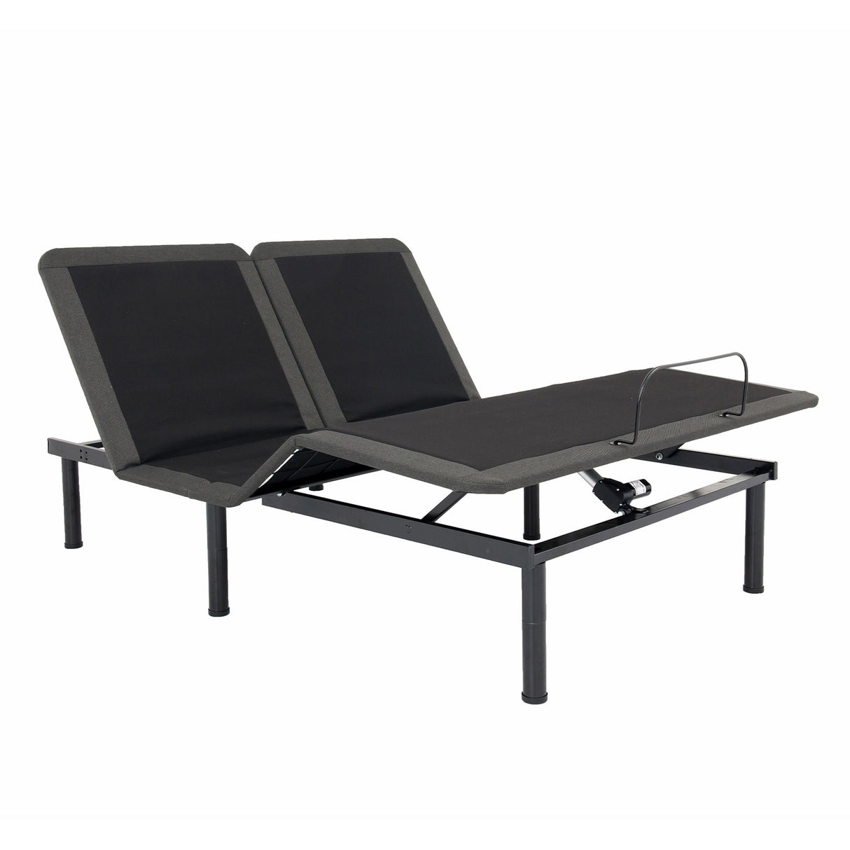 Refresh - 12" Queen Size Flex Head Memory Foam Hybrid Mattress And Adjustable Base Bundle - Blue