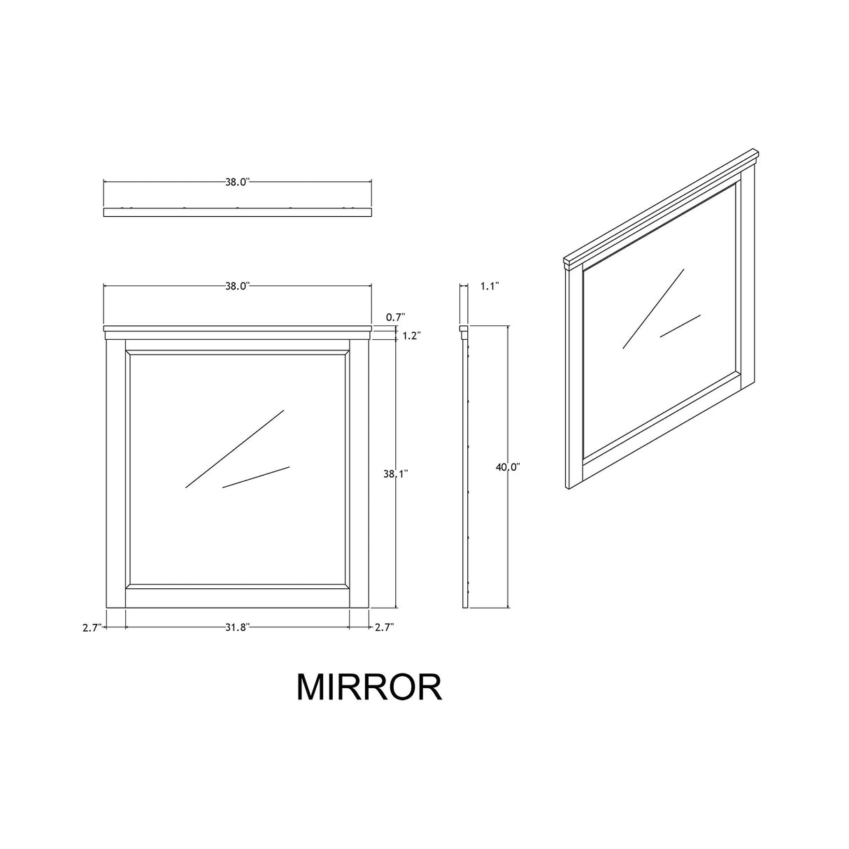 Augusta - 5 Piece Bedroom Set