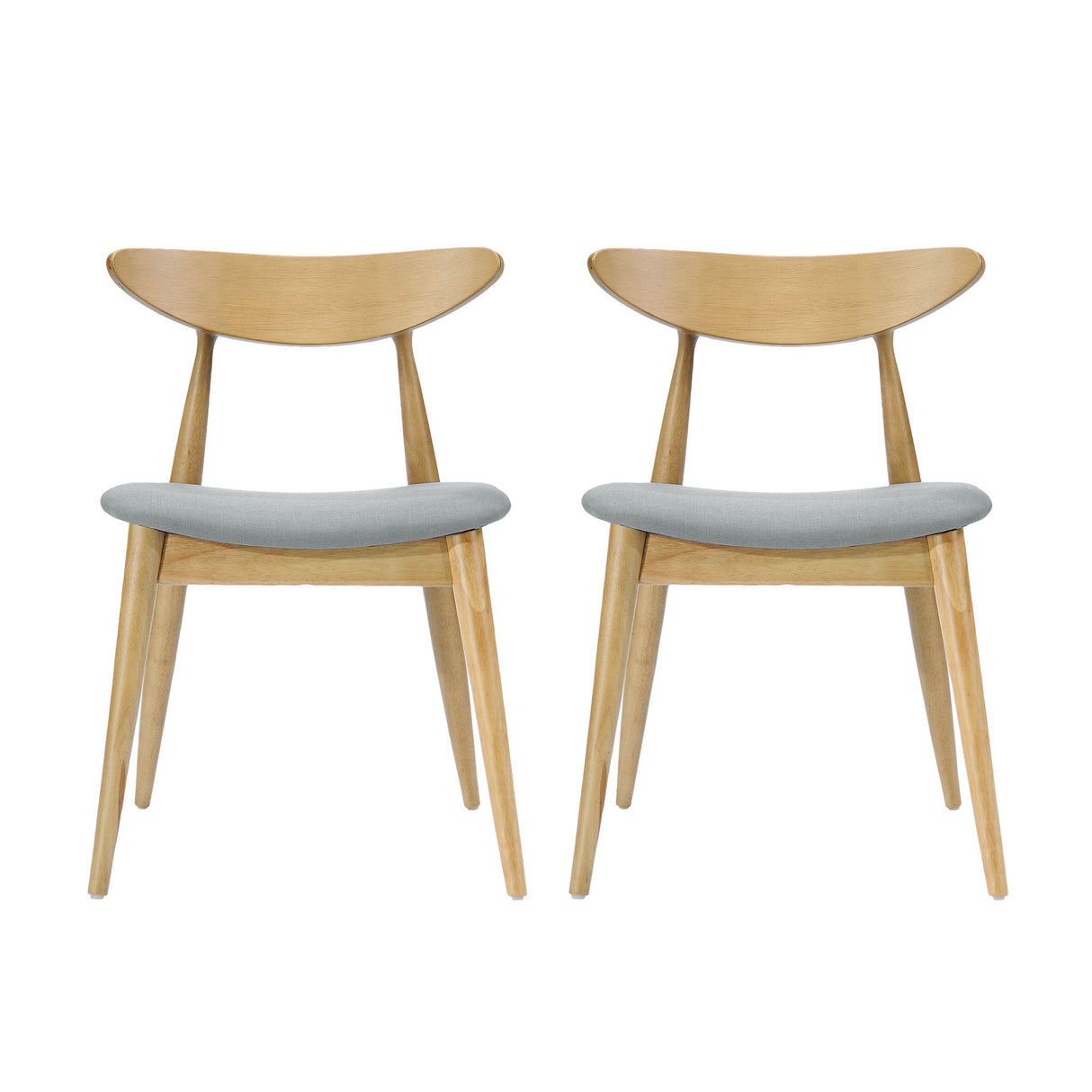Ergonomic Back Dining Chairs (Set of 2)