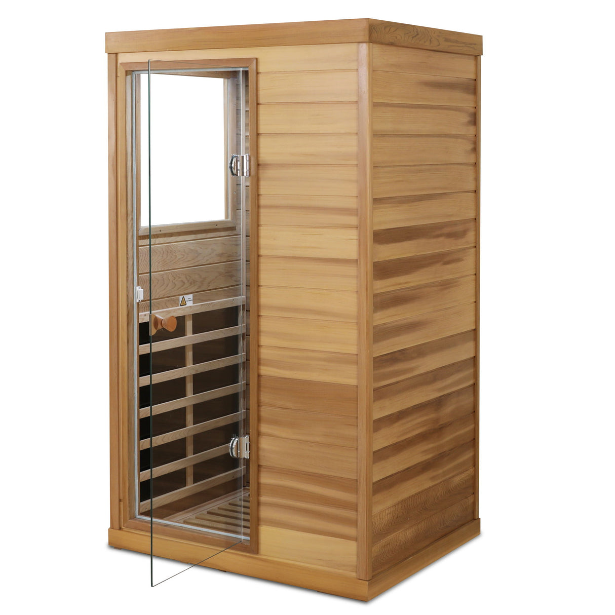 Hemlock Mini 1 Person Far Infrared Door Indoor Sauna Room