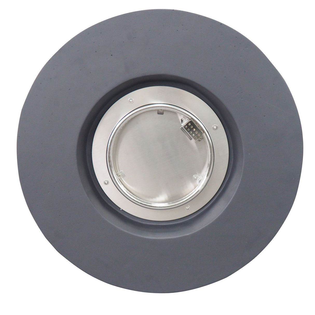 Round Iron Fire Pit With 40,000 Btu