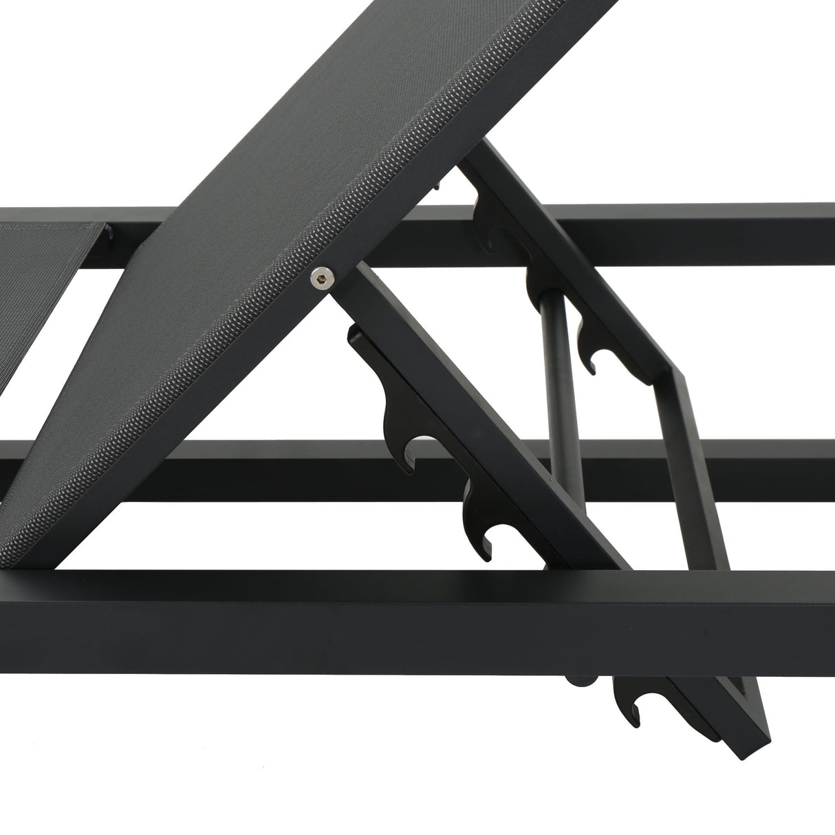 Chaise Lounge With 5 Reclining Positions, Outdoor Patio Lounge Chairs