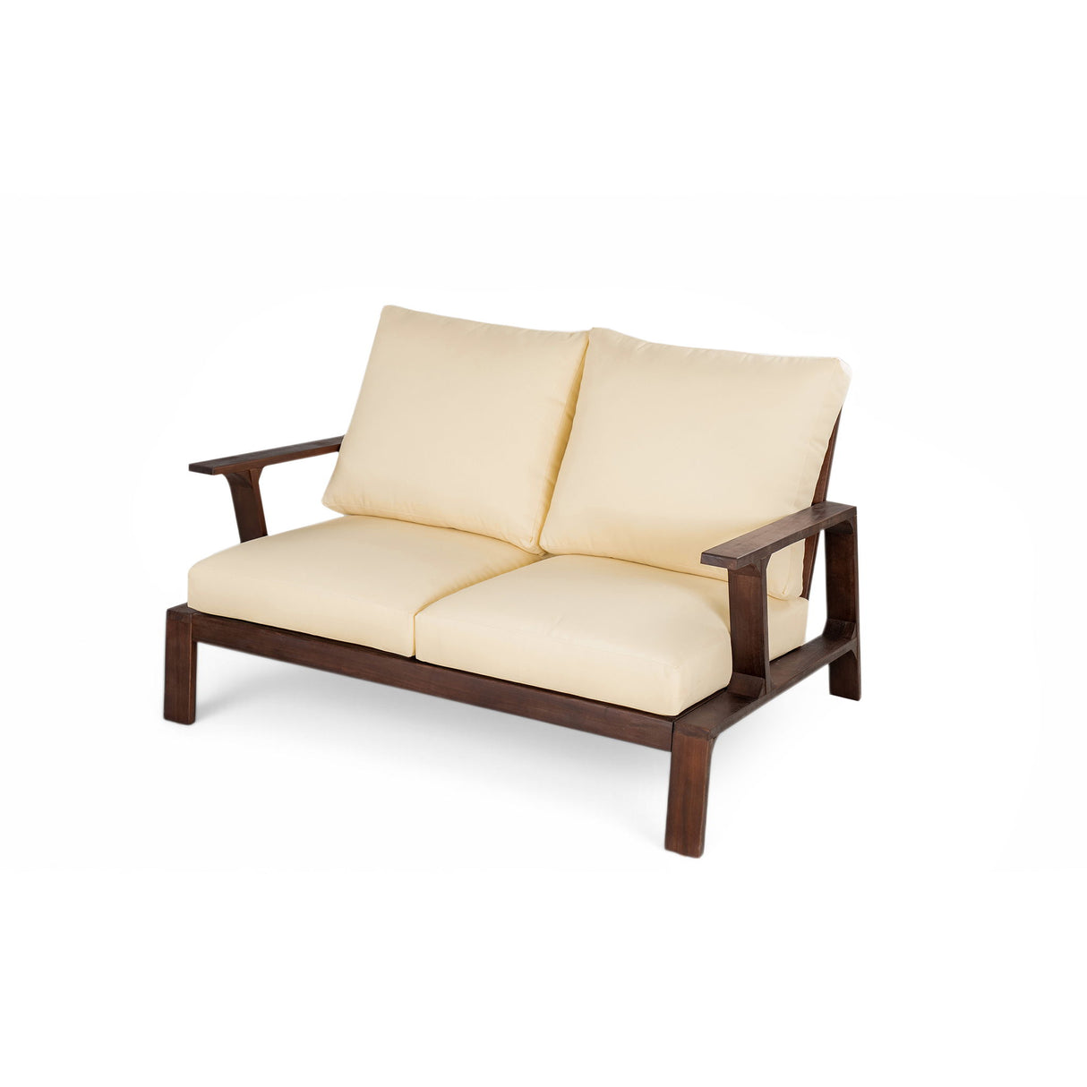 4 Piece Outdoor Sofa Set With Cushions And Coffee Table