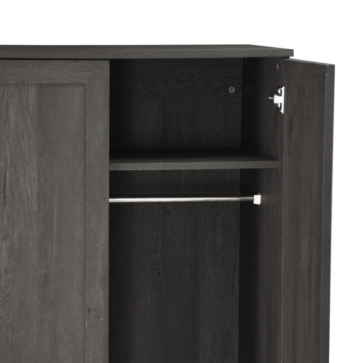 Danbury - Wood Wardrobe - Gray