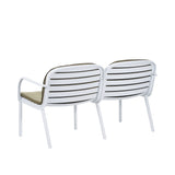 Luna - Outdoor Patio 3 Pieces Chat Set