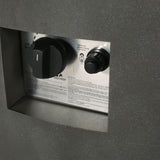 Round Iron Fire Pit With 40,000 Btu