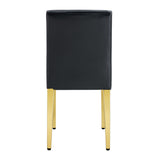 Elegant Upholstered Chairs With Metal Legs